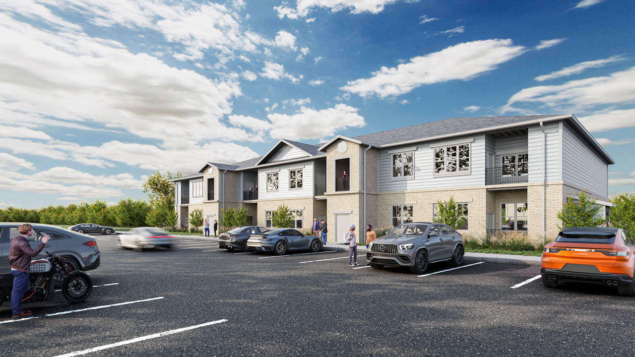 Rendering: Shepherd Springs apartments in Okolona